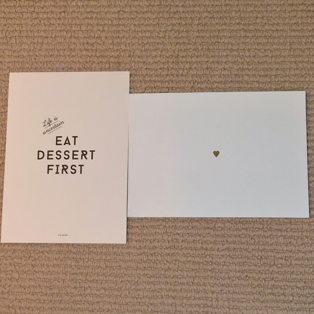 Sezane Stationery Postcard Set of 2